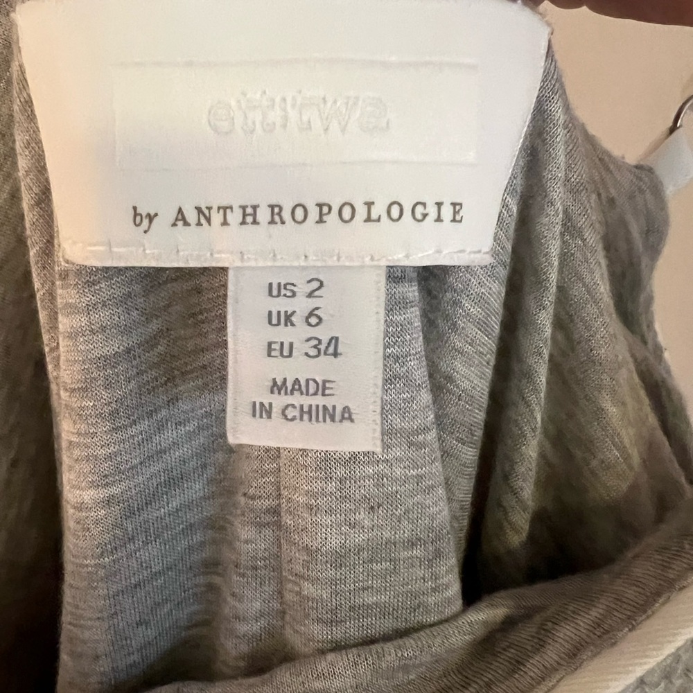 Anthropology Claudette silver sequined jumpsuit - EUC - size 2 - Picture 3 of 6